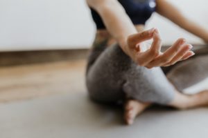 Woman doing yoga