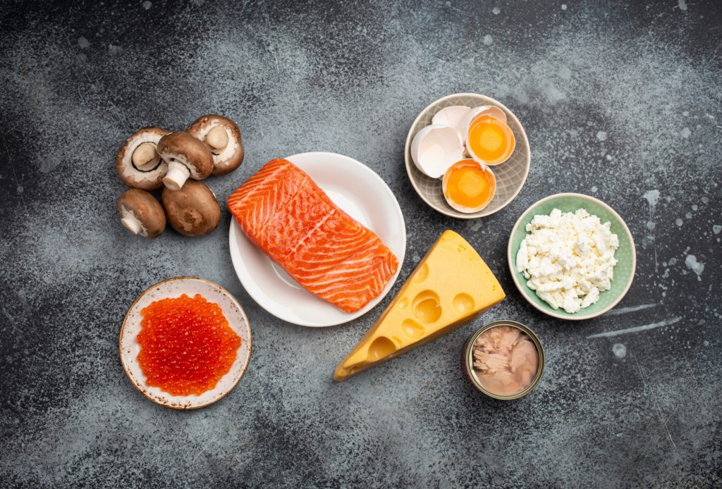 Foods containing vitamin D