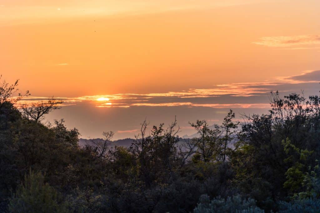 Nature Sunset in Spain