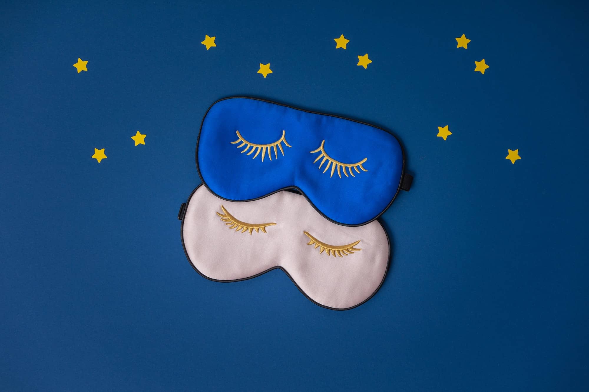 Two sleeping masks