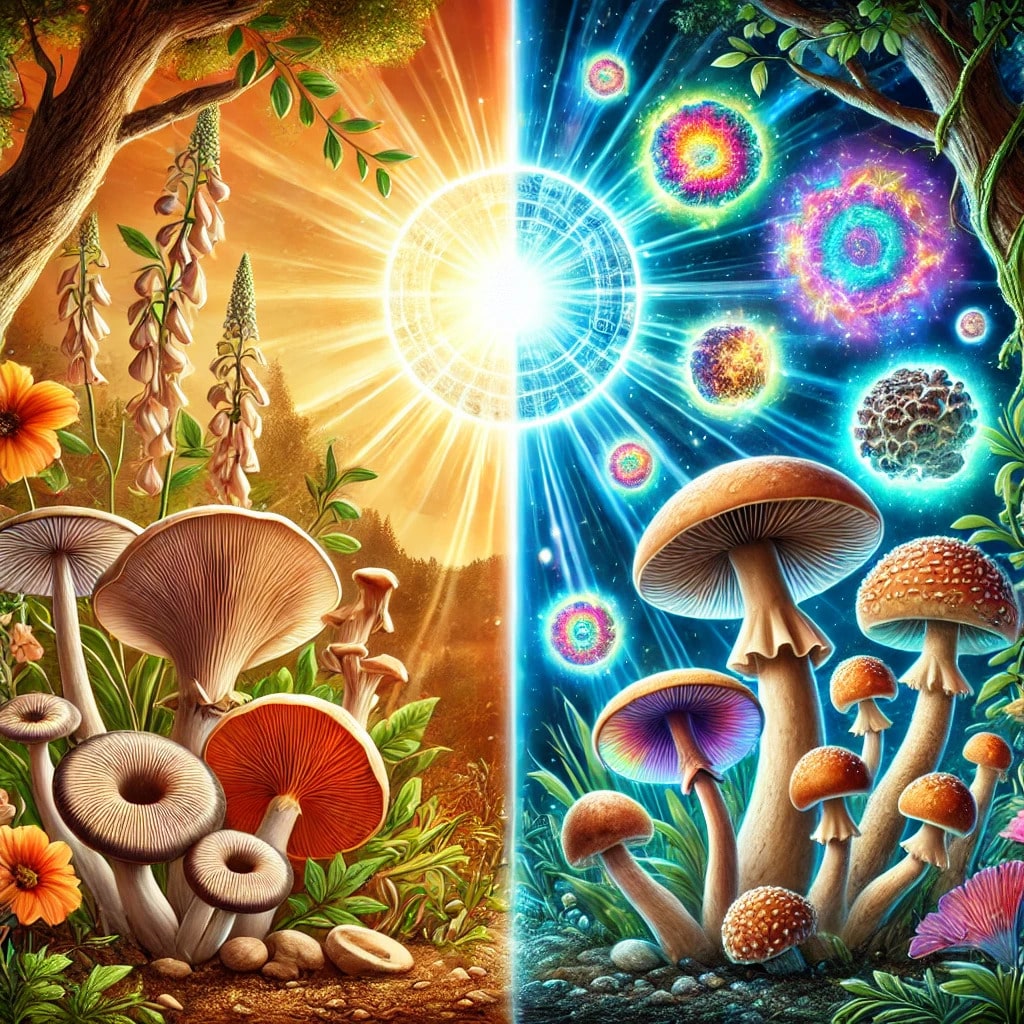 Medicinal mushrooms vs magic mushrooms | Differences explained