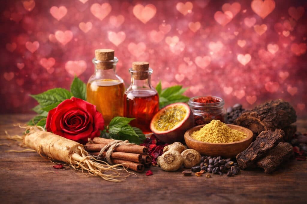lustopwekkende kruiden voor Valentijnsdag