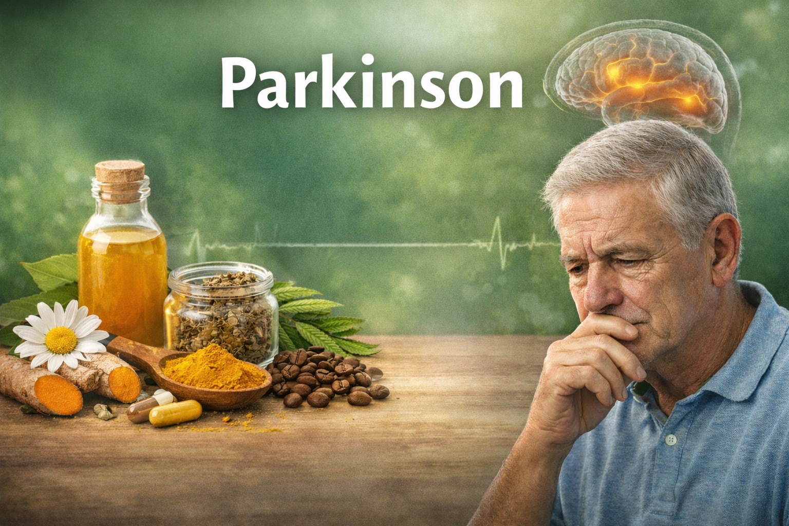 Parkinson und natürliche Kräuter